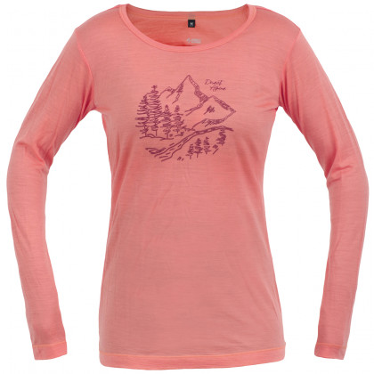 Koszulka damska Direct Alpine Furry long różowy Coral
