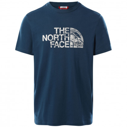 Koszulka męska The North Face Woodcut Dome Tee-Eu niebieski MontereyBlue