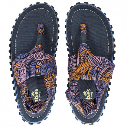 Sandały damskie Gumbies Slingback Sandals - Aztec fioletowy Aztec