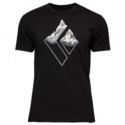 Koszulka męska Black Diamond Mountain Logo SS Tee czarny Black