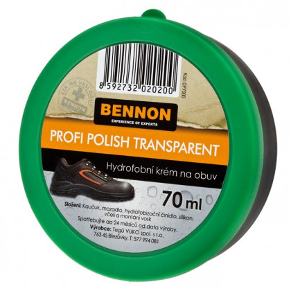 Krem do butów Bennon Profi Polish Transparent