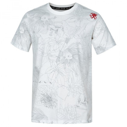 Koszulka męska Rafiki Slack Print biały BrightWhite