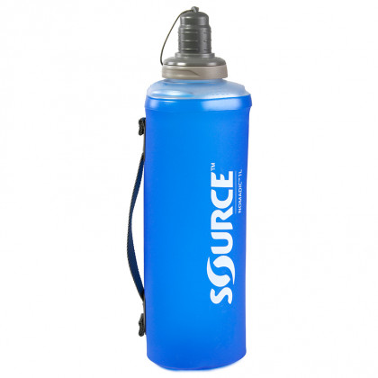 Butelka sportowa Source Nomadic foldable bottle 1L niebieski Blue