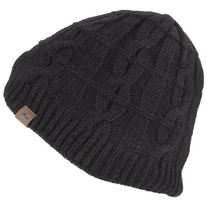 Wodoodporna czapka SealSkinz WP Cold Weather Cable Knit Beanie czarny Black