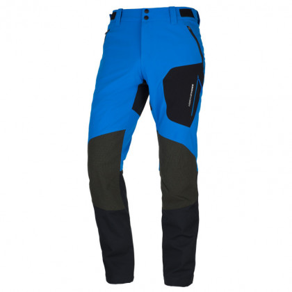 Męskie spodnie softshellowe Northfinder Ander czarny/niebieski 282blueblack