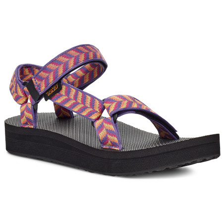 Sandały damskie Teva Midform Universal czarny/różówy Retro Geometric Imperial Palace