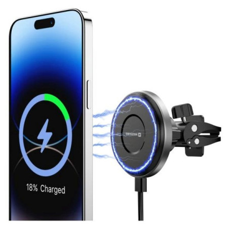 Uchwyt samochodowy Swissten 15W MagSafe AIRHOLD wireless charger