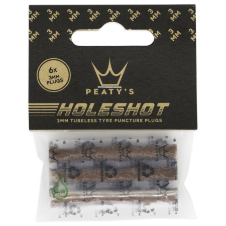 Zestaw naprawczy Peaty´s Holeshot sada náhradních knotů (6X 3Mm) brązowy