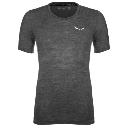 Koszulka męska Salewa Pedroc Amr M Seamless T-Shirt ciemnoszary Black Out