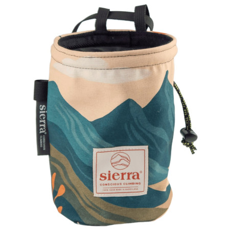 Worek na magnezję SIERRA Climbing Element Series beżowy/niebieski