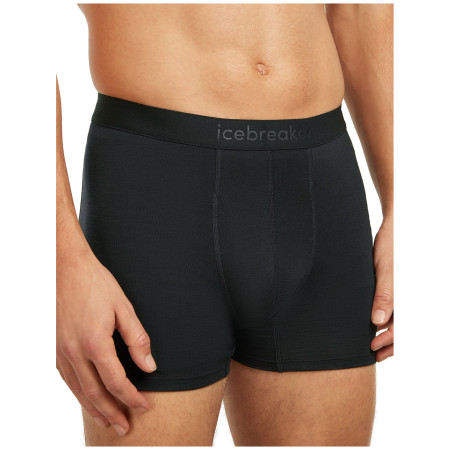 Męskie bokserki Icebreaker Men Merino Blend 125 ZoneKnit™ Boxers czarny Black
