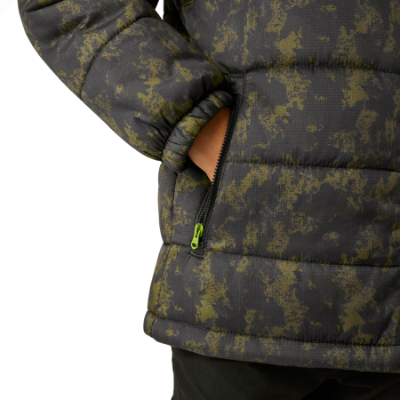 Dziecięca kurtka zimowa Regatta Lofthouse Black/Distress Camo