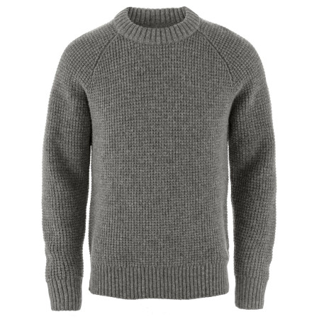Męski sweter Fjällräven Övik Waffle Knit M szary Grey