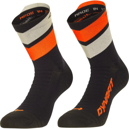 Skarpety Dynafit Ultra Mid Sk czarny/pomarańczowy black out ULTRA ORANGE/4220