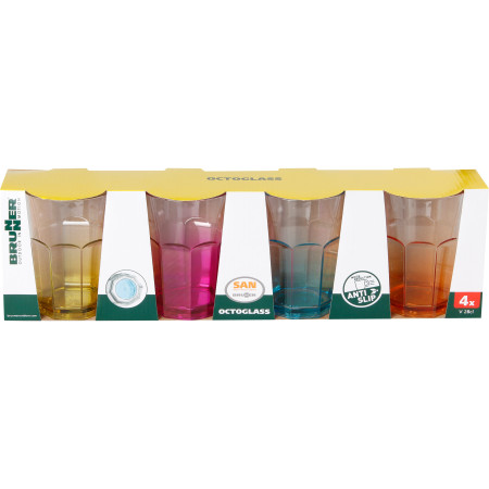 Zestaw kieliszków Brunner Octoglass Color Set