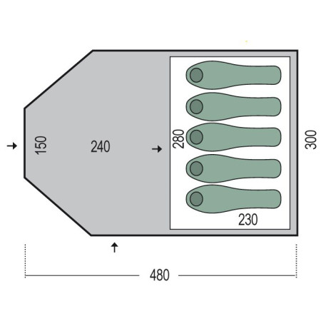 Namiot Pinguin Campus 5