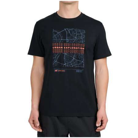 Koszulka męska 4F Tshirt M3577 czarny Deep Black