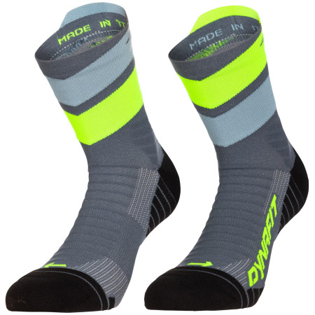 Skarpety Dynafit Ultra Mid Sk szary/żółty cinder ULTRA YELLOW/5A30