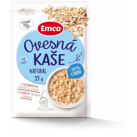 Kasza Emco Kasza owsiana natural -30% cukru 55g