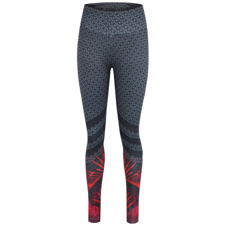 Damskie legginsy Loap Mirone czarny/różówy Knockout Pink | Black