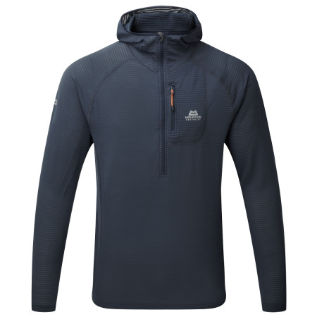 Męska bluza Mountain Equipment Solar Eclipse Hooded Zip Tee niebieski BlueNights