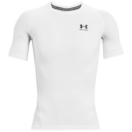 Męska koszulka Under Armour HG Armour Comp SS biały White/Black