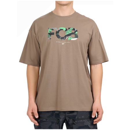 Koszulka męska 4F Tshirt M3569 jasnobrązowy Light Brown