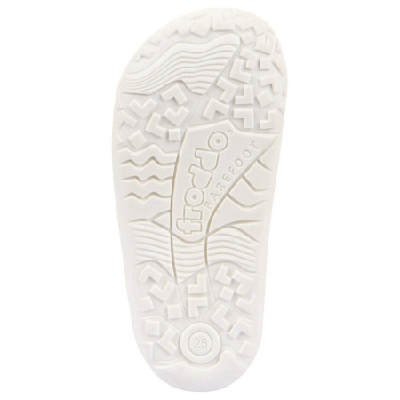 Dziecięce tenisówki Frodo Barefoot river White/Gold