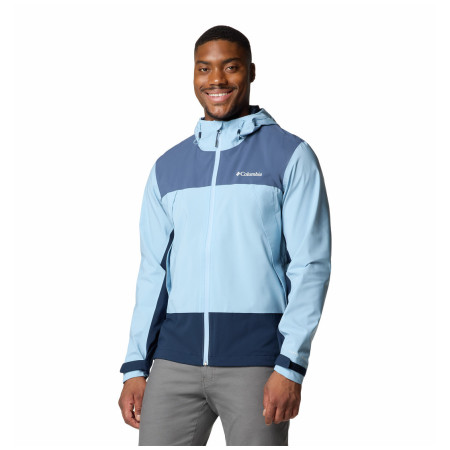 Męska kurtka softshellowa Columbia Boulder Falls™ Jacket niebieski Ripple Blue, Dark Mtn, Collegiate Navy