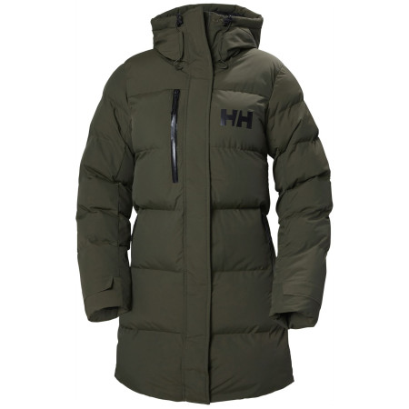 Kurtka zimowa damska Helly Hansen W Adore Puffy Parka ciemnozielony UtilityGreen