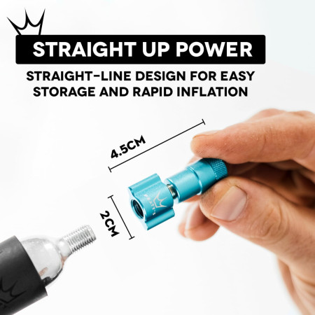 Pompka Peaty´s Holeshot Co2 Pumpa + Bombičky 2 Ks - Road & Gravel