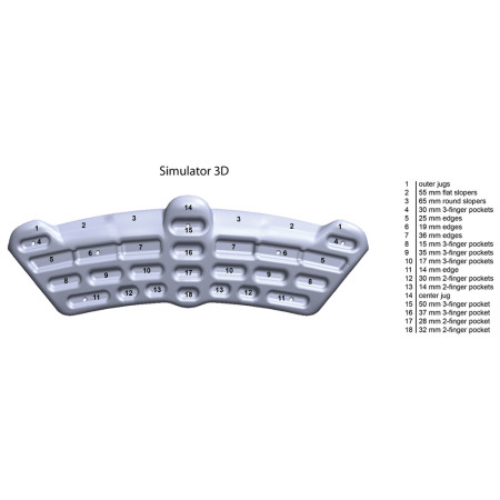 Ścianka wspinaczkowa Metolius Simulator 3D