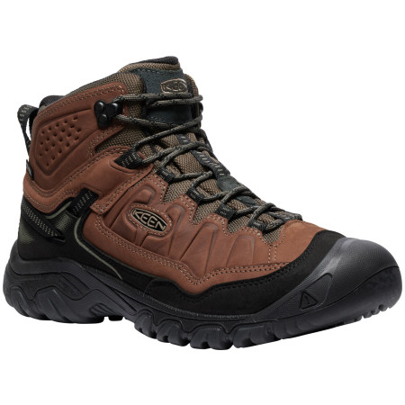 Buty męskie Keen Targhee IV Mid WP M brązowy/czarny bison/black