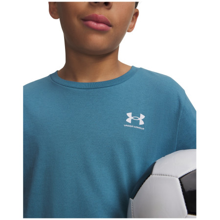 T-shirt dziecięcy Under Armour B SPORTSTYLE LC SS Blue