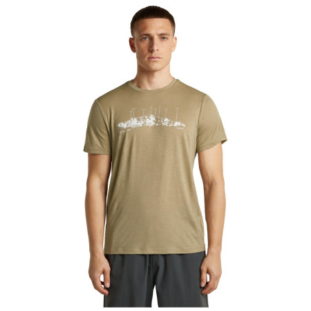 Koszulka męska Icebreaker Men Merino 150 Tech Lite SS Tee The Peaks