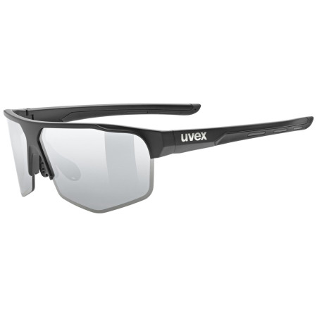 Okulary przeciwsłoneczne Uvex Axos Set czarny/srerbny Black Matt/Mir.Silver