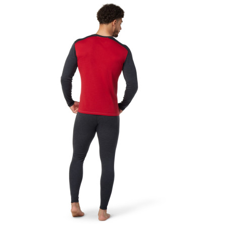 Męska koszulka Smartwool M Classic Thermal Merino Base Layer Crew Boxed 2022 czerwony rhythmic red