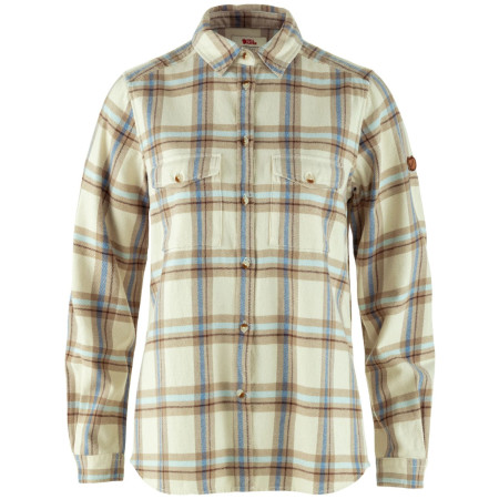 Koszula damska Fjällräven Övik Heavy Flannel Shirt W beżowy Chalk White-Fossil