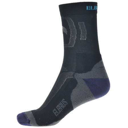 Skarpetki Elbrus Kabru zarys Black/DarkGray/Navy/Turquise