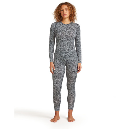 Damska koszulka Icebreaker Women Merino 200 Oasis LS Crewe Flock Forms AOP