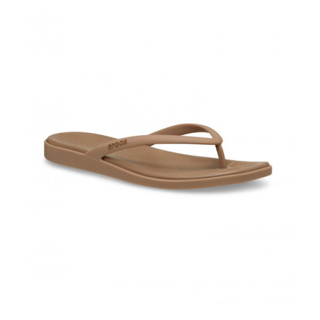Japonki damskie Crocs Miami Flip brązowy Milk Chocolate