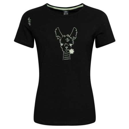 Koszulka damska Chillaz Valencia Happy Alpaca czarny Black