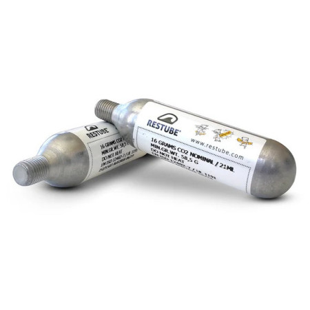 Część zamienna Restube CO₂ cartridge 16g (2pack) srebrny