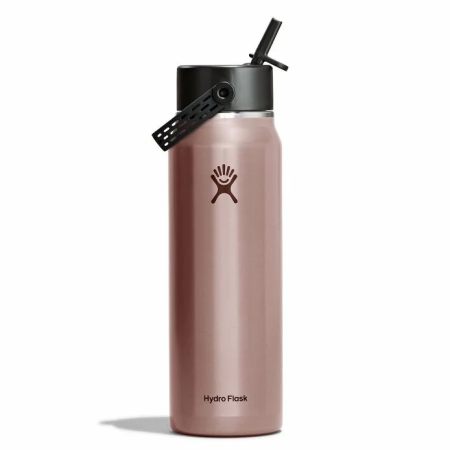 Termos Hydro Flask 32 Oz Lightweight Wide Flex Straw Cap różowy Quartz