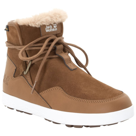 Buty damskie Jack Wolfskin Auckland Wt Texapore Boot W brązowy DesertBrown/White