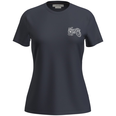 Damska koszulka Icebreaker W Mer 150 Tech Lite SS Tee Adventure Rid ciemnoniebieski Midnight Navy