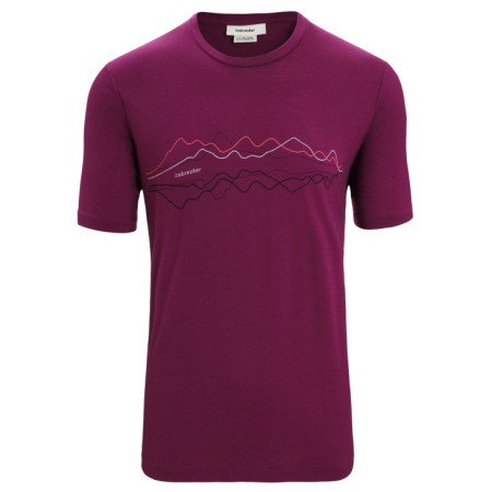 Męska koszulka Icebreaker Men Tech Lite II SS Tee fioletowy Go Berry