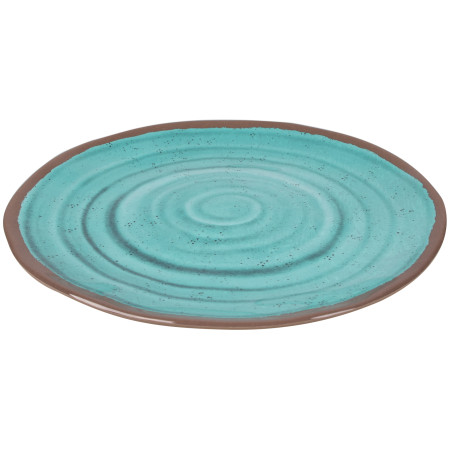 Zestaw talerzy Bo-Camp Breakfast plate Halo 4 ks turkusowy aqua