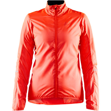 Damska kurtka rowerowa Craft Essence Light Wind pomarańczowy Shock