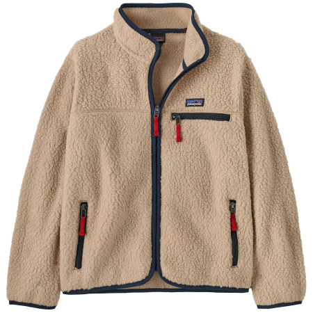Bluza dziecięca Patagonia K's Retro Pile Jacket - Valley Khaki beżowy/niebieski Valley Khaki